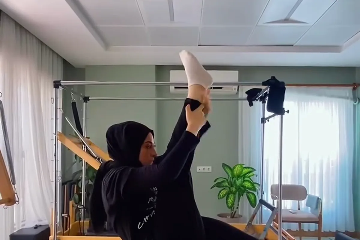 Reformer'da bacak hareketi