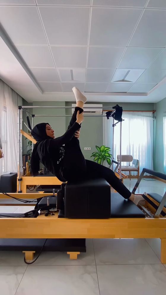Reformer'da alt ekstremite çalışması