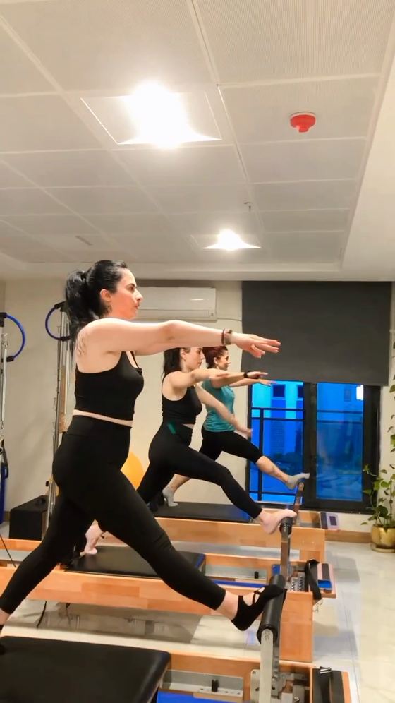 Reformer'da esneme ve boylanma çalışması